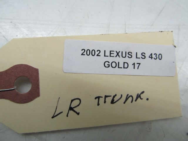 2001-2006 LEXUS LS430 OEM LEFT REAR INTERIOR TRUNK SIDE COMPARTMENT COVER LID