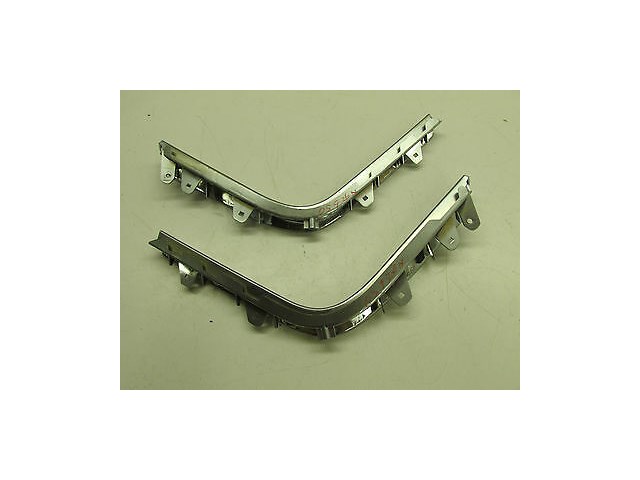 2006-2009 INFINITI M35 OEM LEFT SIDE CENTER CONSOLE SIDE TRIM SET BRUSHED NICKEL