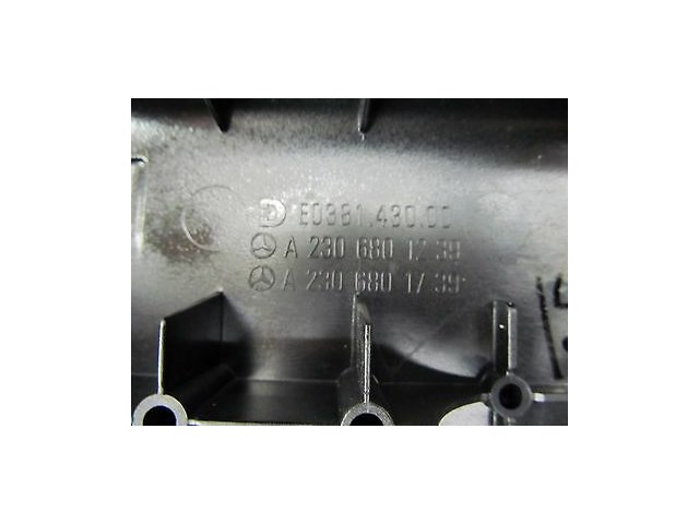 2003-2006 MERCEDES BENZ SL500R R230 OEM REAR CENTER CONSOLE TOP COVER TRIM