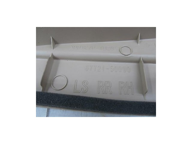2007-2009 LEXUS LS460L XF40 OEM RIGHT REAR DOOR TRIM COVER 67721-50090