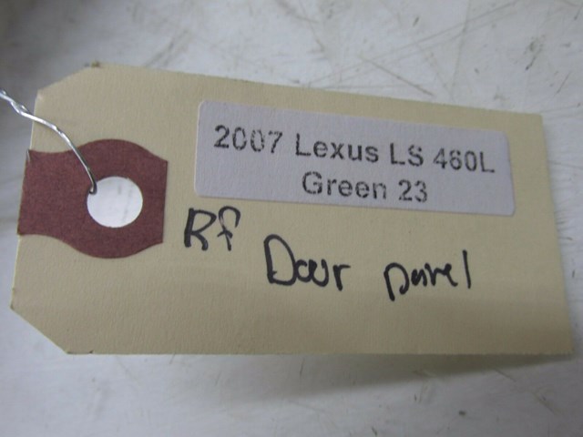 2007-2009 LEXUS LS460L XF40 OEM RIGHT FRONT DRIVER DOOR TRIM PANEL 67781-50060