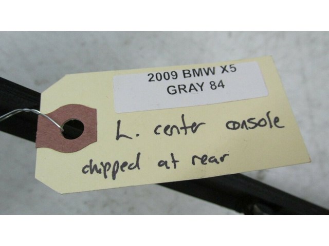 2007-2010 BMW X5 E70 OEM CENTER CONSOLE LEFT SIDE WALNUT WOOD TRIM 