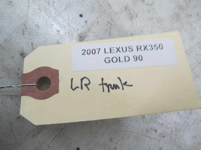 2004-2009 LEXUS RX350 RX330 OEM LEFT REAR TRUNK LIFTGATE COVER TRIM 