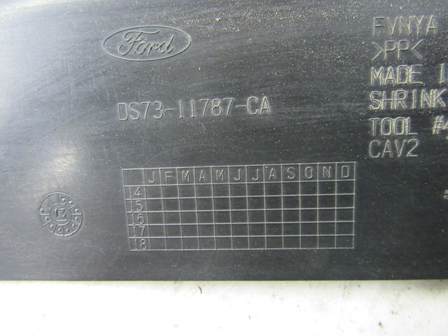 2013-2018 FORD FUSION OEM REAR BUMPER LOWER BRACKET TRIM COVER VALENCE SHIELD 