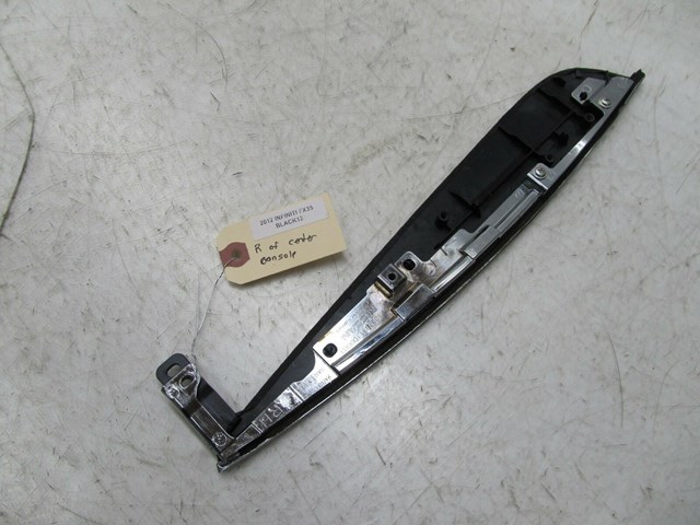 2009-2016 INFINITI FX35 QX70 OEM RIGHT OF CENTER CONSOLE TRIM BLACK AND CHROME