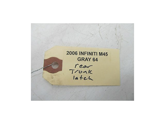 2006-2009 INFINITI M45 M35 OEM REAR BACK TRUNK CATCH LATCH ASSEMBLY