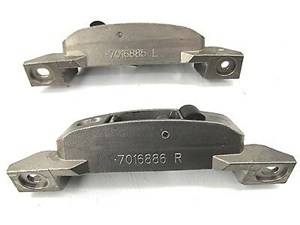 2003-2005 BMW Z4 E85 OEM CONVERTIBLE TOP LOCK BASE POINT LATCH ANCHORS PAIR L R 