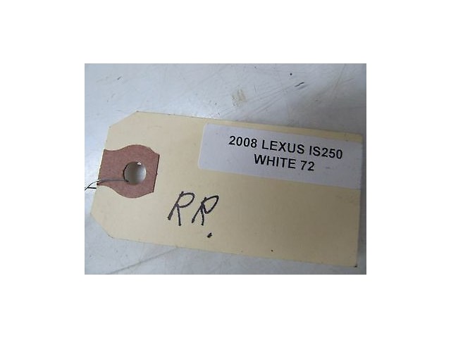 2006-2010 LEXUS IS250 XE20 OEM RIGHT REAR TRUNK SIDE COVER TRIM PANEL