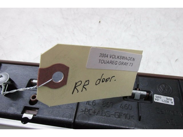 2004-2007 VOLKSWAGEN TOUAREG OEM RIGHT REAR DOOR INNER MOLDING TRIM/HANDLE 