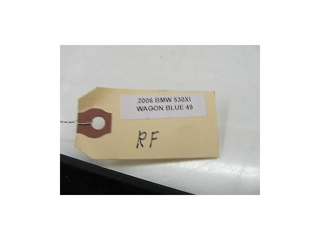 2006-2007 BMW 530XI WAGON E61 OEM RIGHT FRONT DOOR LOWER WINDOW TRIM STRIP BLACK