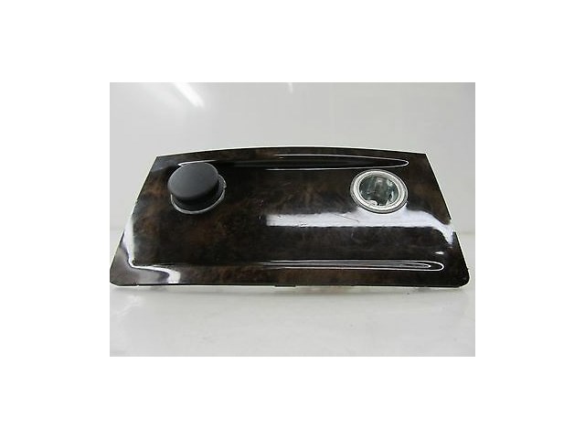 2006-2007 BMW 530XI WAGON E61 OEM REAR CENTER CONSOLE TRIM TWO OUTLET WOOD GRAIN