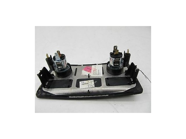 2006-2007 BMW 530XI WAGON E61 OEM REAR CENTER CONSOLE TRIM TWO OUTLET WOOD GRAIN