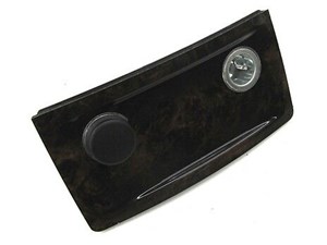 2006-2007 BMW 530XI WAGON E61 OEM REAR CENTER CONSOLE TRIM TWO OUTLET WOOD GRAIN