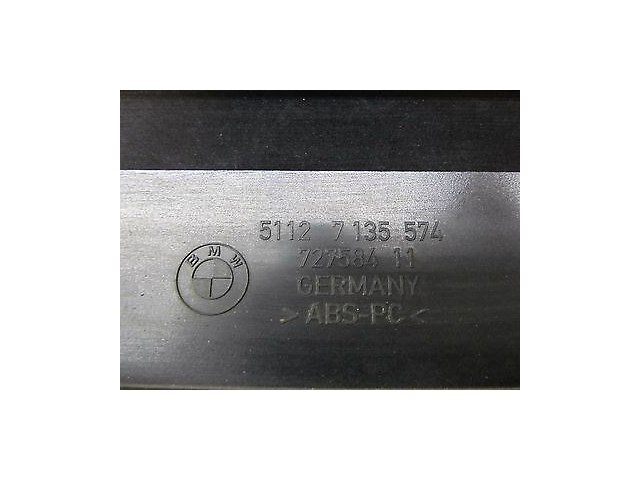 2006-2008 BMW 750LI E66 E65 OEM REAR BUMPER TRIM MOLDING COVER BLACK 