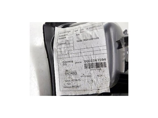 2004-2005 MERCEDES BENZ CLK500 W209 OEM LEFT REAR QUARTER PANEL TRIM COVER