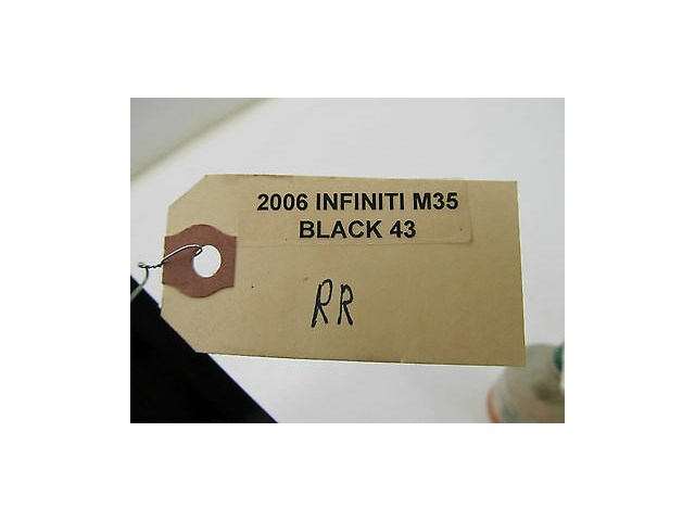 2006-2009 INFINITI M35 OEM RIGHT REAR EXTERIOR DOOR CORNER SASH GARNISH / TRIM