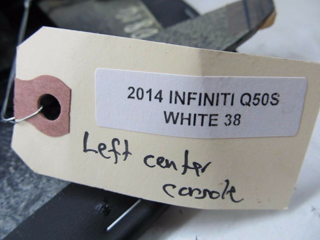2014-2016 INFINITI Q50 OEM LEFT DRIVER SIDE CENTER CONSOLE TRIM COVER 