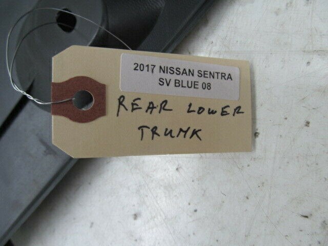 2013-2018 NISSAN SENTRA SV OEM REAR LOWER TRUNK FINISH PANEL