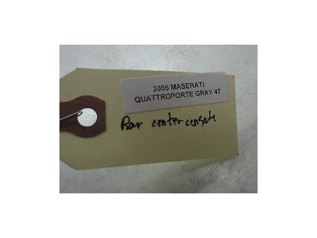 2004-2008 MASERATI QUATTROPORTE M139 OEM REAR CENTER CONSOLE WOOD TRIM