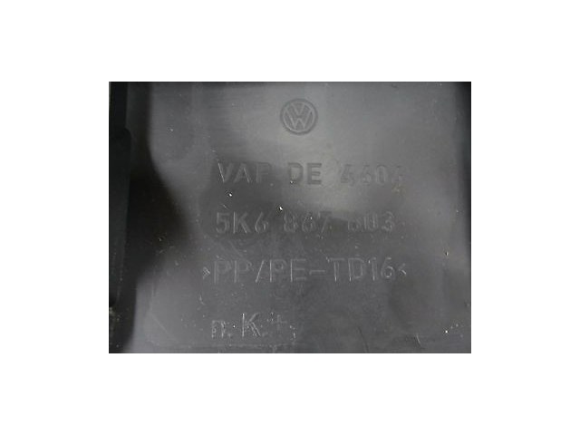 2008-2013 VOLKSWAGEN GTI MK6 OEM REAR TRUNK UPPER HATCH 5K6867603