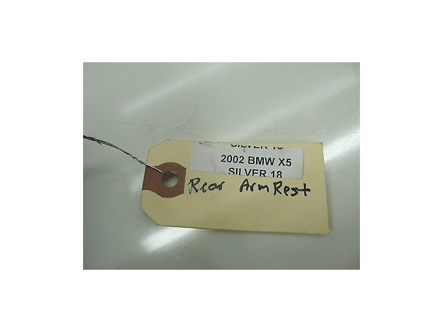 2001-2003 BMW X5 4.4L E53 OEM CENTER REAR ARM REST GRAY LEATHER