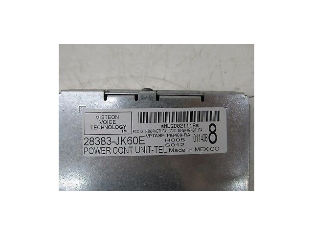 2008-2013 INFINITI G37S COUPE OEM RIGHT REAR TRUNK POWER CONTROL UNIT-TEL 