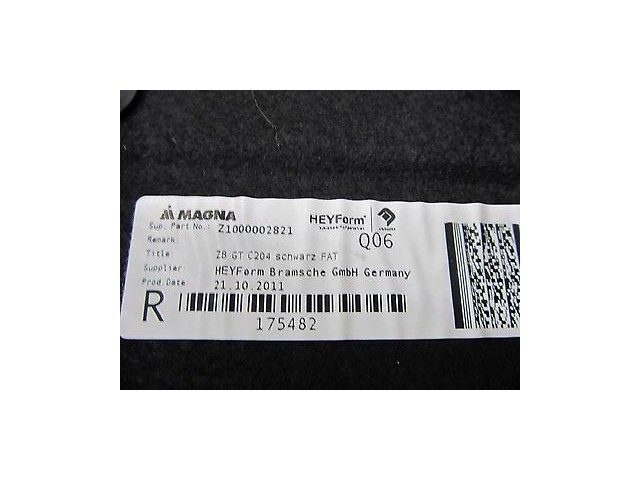 2012-2014 MERCEDES C250 W204 OEM COUPE RIGHT PASS. INTERIOR DOOR PANEL ASSEMBLY