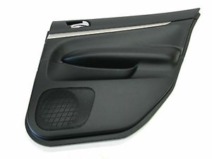 2007-2008 INFINITI G35 SEDAN OEM RIGHT REAR PASSENGER INTERIOR DOOR PANEL BLACK