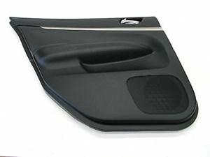 2007-2008 INFINITI G35 SEDAN OEM LEFT REAR DRIVER INTERIOR DOOR PANEL BLACK