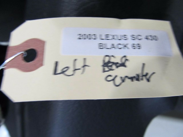  2002-2010 LEXUS SC430 Z40 OEM LEFT REAR DRIVER LEATHER SIDE PANEL 