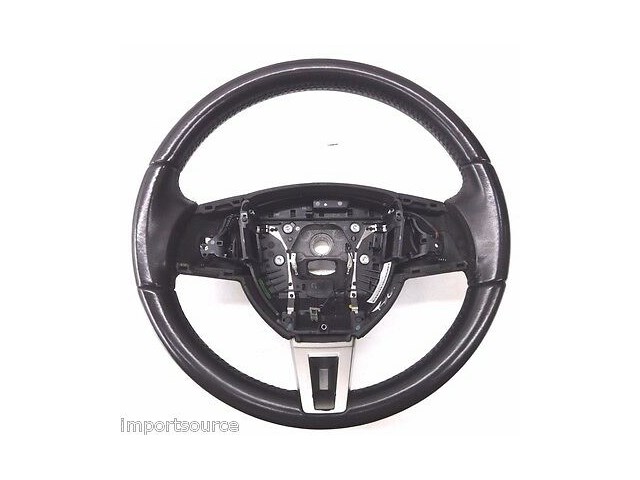 2009-2011 JAGUAR XF OEM DRIVER STEERING WHEEL LEATHER BLACK 8X23ABLEG