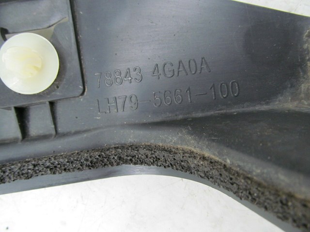 2014-2018 INFINITI Q50 OEM LEFT REAR  SIDE BUMPER BODY SIDE FITTING 78843 4GA0A