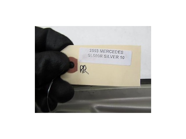 2003-2006 MERCEDES BENZ SL500R R230 OEM RIGHT REAR EXTERIOR HARD TOP C-PILLAR