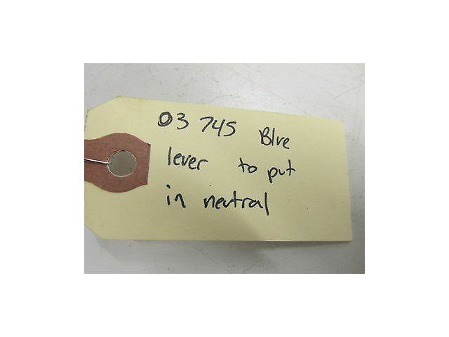 2002-2004 BMW 745LI E66 OEM NEUTRAL RELEASE HANDLE LEVER