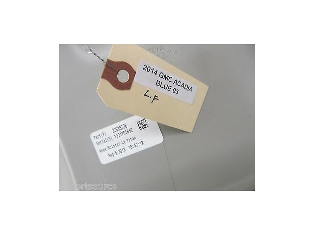 2013-2015 GMC ACADIA OEM LEFT FRONT DRIVERS KNEE BOLSTER PANNEL 22938738