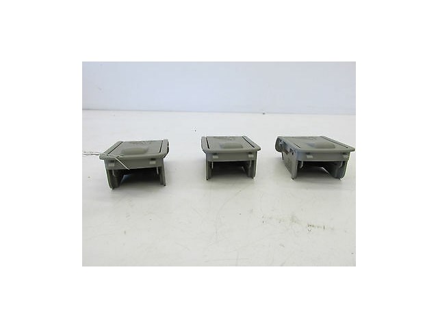2007-2008 INFINITI G35 SEDAN OEM CHILD RESTRAINT HOOK COVERS SET OF THREE GRAY 
