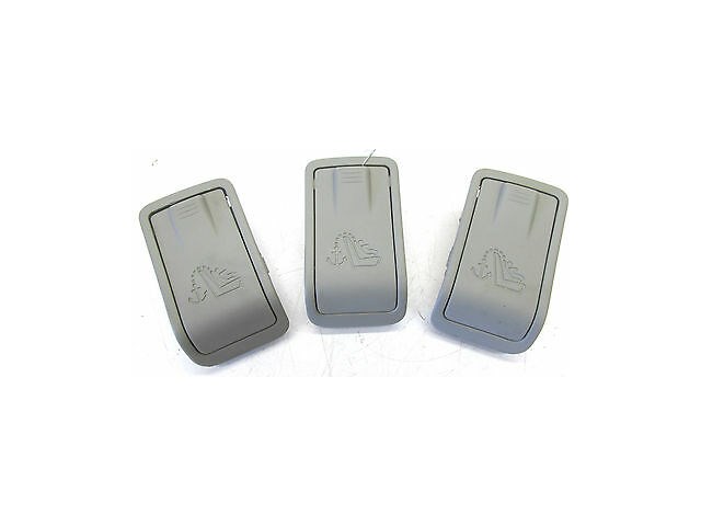 2007-2008 INFINITI G35 SEDAN OEM CHILD RESTRAINT HOOK COVERS SET OF THREE GRAY 