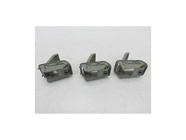 2007-2008 INFINITI G35 SEDAN OEM CHILD RESTRAINT HOOK COVERS SET OF THREE GRAY 