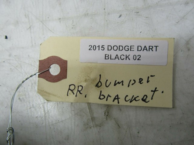 2013-2016 DODGE DART OEM RIGHT REAR OUTER BUMPER SUPPORT FASCIA 68100722AB