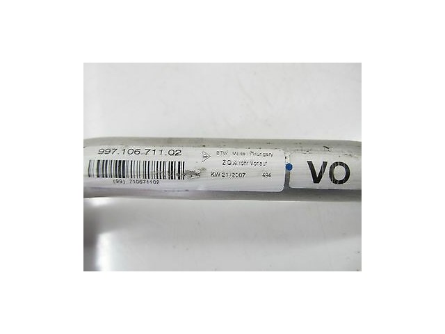 2005-2008 PORSCHE 911 TURBO 997 OEM RIGHT FRONT WATER LINE CROSS TUBE SUPPLY VO