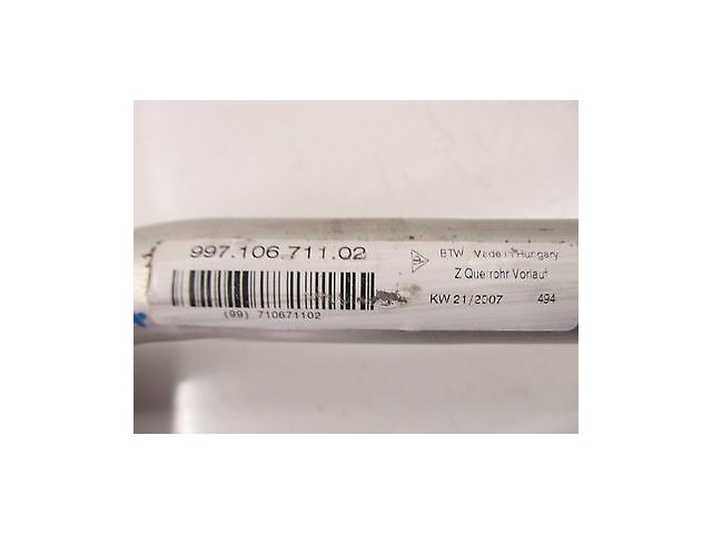 2005-2008 PORSCHE 911 TURBO 997 OEM RIGHT FRONT WATER LINE CROSS TUBE SUPPLY VO