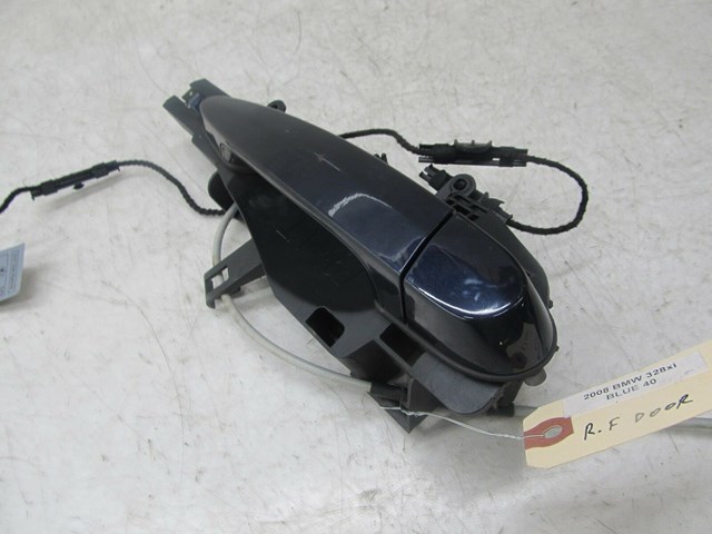 2007-2010 BMW 328xi E90 OEM RIGHT FRONT PASSENGER SIDE DOOR HANDLE ILLUMINATED