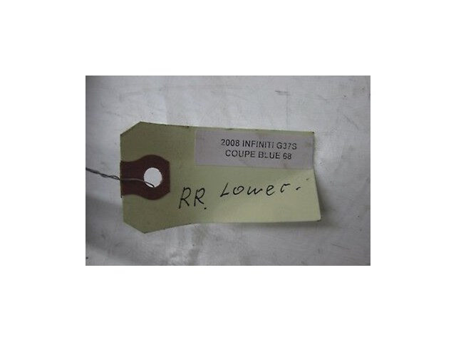 2008-2013 INFINITI G37S COUPE OEM RIGHT REAR FILLER BUMPER BRACKET   