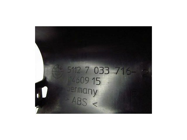 2004-2005 BMW 525i 530i E60 OEM RIGHT REAR BUMPER HOLDER GUIDE BRACKET 7033716