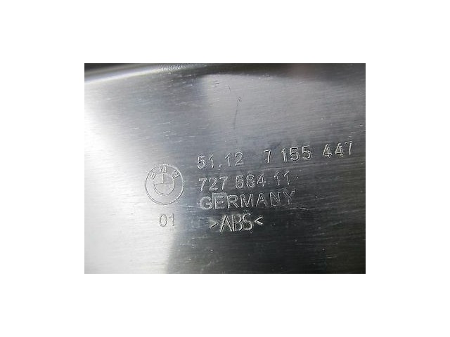 2006-2008 BMW 750LI E66 E65 OEM REAR BUMPER COVER BRACKET GUIDE 7155447