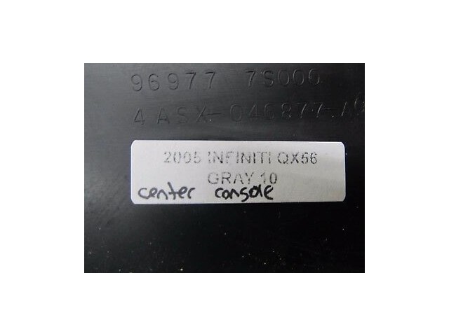 2004-2007 INFINITI QX56 OEM FRONT CENTER CONSOLE BOX MAT GRIP 