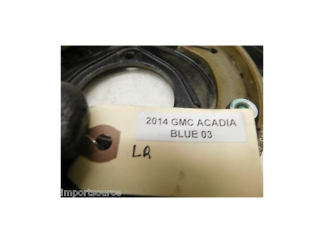 2013-2015 GMC ACADIA OEM LEFT REAR DRIVER SIDE DRUM BRAKE ASSEMBLY