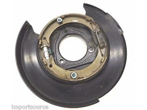 2013-2015 GMC ACADIA OEM LEFT REAR DRIVER SIDE DRUM BRAKE ASSEMBLY
