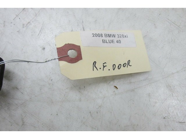 2007-2010 BMW 328xi E90 OEM RIGHT FRONT PASSENGER SIDE DOOR STOP CHECK STRAP 