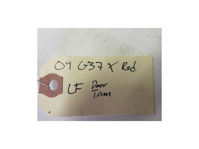 2009 INFINITI G37 SEDAN AWD OEM LEFT FRONT MIRROR INNER PLASTIC COVER